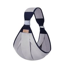 a gray and blue sling sling on a white background