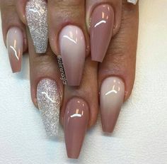 +32 Top Brown Ombre Nails - POLYVORE - Discover and Shop Trends in Fashion, Outfits, Beauty and Home Brown Ombre Nails, Cute Easy Nail Designs, Cute Simple Nails, Easy Nails, Brown Ombre, Baby Boomer, Simple Nail Designs, Nailed It