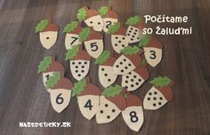 wooden numbers are arranged in the shape of strawberries