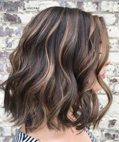 Highlights Brown Hair Short, Highlights Brown Hair Balayage, Dark Brown Hair With Highlights, Brown Hair Shades, Light Blonde Highlights, Hair With Highlights, Dark Hair With Highlights, Brown Hair With Blonde Highlights, Brown Hair Balayage