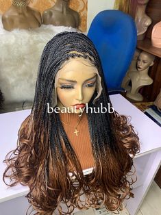 Wigs Braids, Braids Wigs, Braid Wig, Jumbo Box Braids, Wig For Black Women, Box Braid Wig, Braided Wigs, Box Braid, Quality Wigs