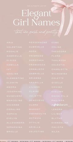 Names I Adore, Royal Baby Girl Names, Pretty Aesthetic Girl, Girl Names Aesthetic, Posh Baby Names, Aesthetic Girl Names, Rich Girl Names, Unique Names For Girls, Girl Names And Meanings