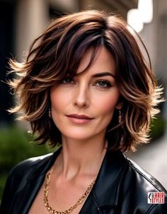 Medium Hair Styles For Women Over 50 Over 50 Long Layered, Wavy Bob Over 50, One Handed Hairstyles, Very Layered Hair Medium Over 50 2024, Women Over 50 Hairstyles Medium, Short Curly Layered Bob, Layered Bob With Bangs Over 50, Shaggy Bob For Fine Hair Over 50, Chin Length Shag