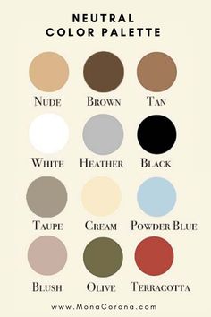 neutral color palette minimalist earth tones neutral aesthetic Neutral Tones Fashion, Earth Tone Clothes, Wardrobe Color Guide, Capsule Wardrobe List, Neutral Color Outfits, 42 Tattoo, Minimalist Wardrobe Capsule, Neutral Skin Tone, Color Combos Outfit