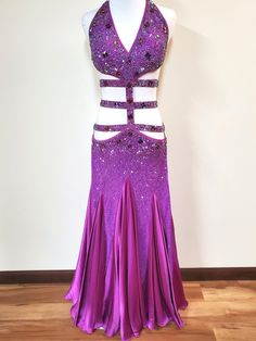 Multiple Belts, Dore Designs, Ballroom Standard Dress, Ballroom Dance Dress, Ballroom Dresses, Ballroom Dance Dresses, Cutout Design, Ballroom Dress, Dress Rental