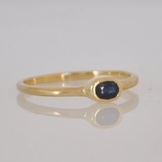 18k Gold Ring, Sapphire Gold Ring , Stacking Gold Ring , Blue Sapphire Ring , Oval Blue Sapphire , Minimalist Oval Sapphire Ring, Fine Jewelry 14k Gold Sapphire Ring With Oval Cabochon, Minimalist Sapphire Oval Birthstone Ring, Minimalist Oval Sapphire Birthstone Ring, Timeless Oval Cabochon Sapphire Ring Gift, Oval Sapphire Ring With Polished Finish In 14k Gold, Oval Sapphire Ring In 14k Gold With Polished Finish, Oval Cabochon Sapphire Rings In Yellow Gold, Minimalist Oval Sapphire Ring With Polished Finish