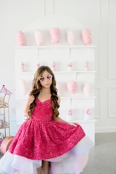 Pink dresses for special occasions Couture Photography, Flower Girl Gown, Rainbow Skirt, High Low Gown, Detachable Skirt, Rainbow Ombre, Custom Gown, Date Dresses, Gowns For Girls