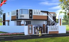 this is an image of a modern style house