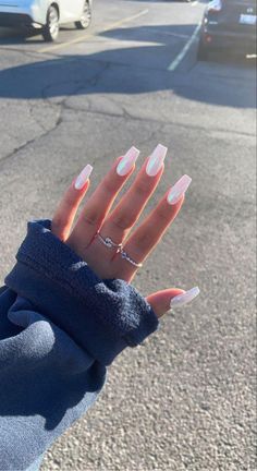 Summery Nails, Simple Acrylic Nails, Classy Acrylic Nails, Acrylic Nails Coffin Short, Short Acrylic Nails, Best Acrylic Nails, Long Acrylic Nails, Cute Acrylic Nails