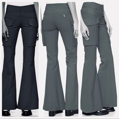 Layered, Oversized Patch Pockets And A Dramatically Flared Profile Offer A Nod To Retro Style On These Statement-Making Trousers. Welt Back Pockets. Hidden Side Zip. Brand New Fabric: Crisp Suiting. Measurements Rise: 9in / 23cm Inseam: 31.5in / 85cm Leg Opening: 10” Making Trousers, Jumpsuit Trousers, Retro Style, Side Zip, Pant Jumpsuit, Retro Fashion, Siding, Pants For Women, Size 4