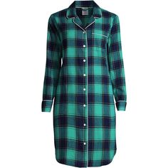 New With Tags Brand New New In Original Plastic Packaging Nwt Lands' End Plaid Flannel Button Down Night Shirt 100% Cotton Machine Washable Ultimate Comfort Soft Plaid Flannel Button Down Front Pocket Flip Down Collar Knee Length Color: Green/Blue Size: Xs Retail $99 Asking $39 Reasonable Offers Accepted Long Johns Pajamas, Flannel Nightgown, Pyjamas Womens, Plus Size Pajamas, Flannel Pajama Sets, Long Sleeve Flannel, Womens Pyjama Sets, Plastic Packaging, Pajama Bottoms