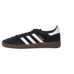 Size Women Uk 6 Us 7.5 Eu 39 1/3 Jp 24.2 Cm Adidas Sneakers For Sports With Contrasting Heel, Adidas Black Sneakers With Branded Heel Counter, Adidas Handball Spezial, Adidas Handball, Shoes Adidas, Adidas Black, Black Adidas, Adidas Shoes, Adidas Women