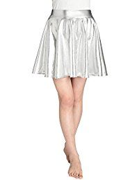 Women's Metallic Skirt Flared Shiny Skirt Shiny Skirts, Metallic Skirt, Adult Costumes, Jewelry Store, Jewelry Stores, Shoes Jewelry, Shoe Jewelry, Online Shopping, Skirt