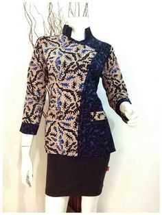 Batik Fashion Modern, Blouse Guru, Kebaya Modern Dress