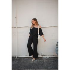 Our Joy Off-the-shoulder Jumpsuit with pockets is all you need to make a fashion statement at any occasion. This jumpsuit features a flattering off-the-shoulder neckline that adds a touch of femininity and elegance. The wide leg design not only elongates your silhouette but also ensures a comfortable and relaxed fit. Dress it up with statement accessories and heels for a night out on the town, or pair it with sneakers and a denim jacket for a more casual, daytime look. The possibilities are endl Jumpsuit With Pockets, Statement Accessories, Leg Design, Fit Dress, Wide Leg Jumpsuit, Large Black, Fashion Statement, Off The Shoulder, Night Out