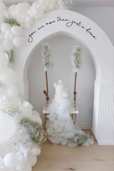 Heaven Themed Party Decoration, She’s A Little Piece Of Heaven Baby Shower Theme, Angel Theme Baby Shower Ideas, A Little Piece Of Heaven Baby Shower Boy, Little Piece Of Heaven Baby Shower Theme, Angel Baby Shower Theme, Dream Baby Shower Theme, Heaven Baby Shower Theme, All White Baby Shower Theme