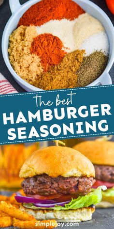 the best hamburger seasoning recipe for burgers