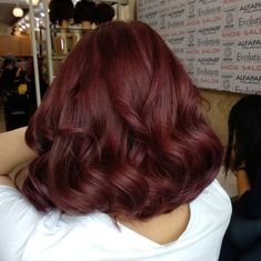 Mahogany Hair, Brown Hairstyles, Cherry Hair, Hair Color Burgundy, Dark Red Hair, Mahogany Brown