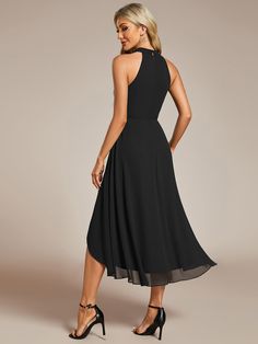 This Dress is fashionable for every occasion. the dress is made-to-order by professional tailors. You can choose from 50 colors, Regular sizes 2 to 16 and plus sizes 14w to 26W. Custom size is also available. Elegant Solid Asymmetrical Dress, Elegant Sleeveless Dress With Asymmetrical Hem For Party, Elegant Fitted Sleeveless Tea Length Dress, Elegant Sleeveless Asymmetrical Dress For Cocktail, Elegant Halter Neck Sleeveless Dress For Evening, Elegant Sleeveless Asymmetrical Dress For Evening, Elegant Asymmetrical Sleeveless Dress For Cocktail, Elegant Sleeveless Halter Neck Evening Dress, Elegant Asymmetrical Sleeveless Dress For Evening