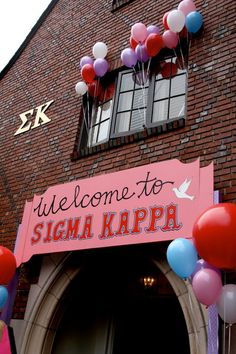 there is a sign that says welcome to sigma karpa