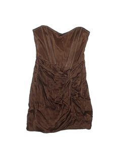 Zara Cocktail Dress Size: X-Small Brown Dresses - used. 100% Polyester, Mini, Strapless, Short, Sleeveless | Zara Cocktail Dress: Brown Dresses - Size X-Small Cheap Zara Mini Dress For Fall, Brown Cocktail Dress, Brown Cocktail, Brown Dresses, Brown Dress, Women Handbags, Cocktail Dress, Zara, Womens Dresses