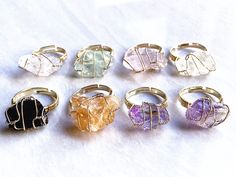 You will received ONE (1) Beautiful Raw Gemstone Band Rings Ring size can adjustable Ring metal: Brass with gold plated Gemstone: Amethyst Rose quartz Clear quartz Green fluorite Black tourmaline Lemon quartz Citrine Blue Kyanite you can choose raw gemstone as picture shown. Thank you. best quality, faceted gemstone Stock photo. These are natural so they all vary slightly Each one is unique. thank you! Gold Crystal Ring With Natural Stones For Promise, Gold Crystal Promise Ring With Natural Stones, Adjustable Gold Crystal Gemstone Ring, Adjustable Gold Crystal Ring With Gemstone, Adjustable Gold Crystal Ring With Birthstone, Gift Brass Crystal Ring With Gemstone, Adjustable Crystal Ring With Raw Stone For Gift, Gift Crystal Quartz Ring With Gemstone, Gold Multi-stone Crystal Ring As A Gift