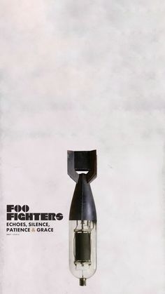 an advertisement for a lighter with the words foo fighters on it