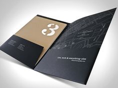 an open brochure with the number 3 on it