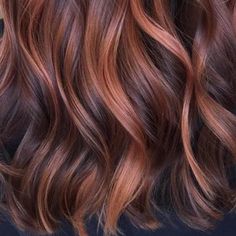 Image result for brown rose gold hair Unicorn Hair Dye, Rose Gold Hair Brunette, Sterling Archer, Balayage Hair Dark