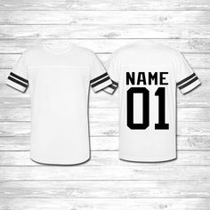 ★ BESTSELLING CUSTOM JERSEY T-SHIRT! CUSTOM NAMES! Celebration Factory celebrates precious family moments and life events.★ ★FAST SHIPPING! Great for adults, men and women sizes! 1. Select your shirt size & color 2. Add any custom name and number for your shirt 3. Make your purchase when you have added all shirts We do the rest! ★Sizing★ Men - S, M, L, XL, 2XL Women - S, M, L, XL, 2XL, Great gift for any Man or lady in the family! These t-shirts are soft and feel great with no itch! ★T I M E Streetwear Tops With Text Print For Football Season, White Tops With Team Name For Football Season, Team Spirit Tops With Text Print, White Team Spirit Shirt For Streetwear, White Fan Apparel Shirt With Letter Print, White Letter Print Shirt For Fan Apparel, White Letter Print Shirt For Fans, Cotton Tops With Sublimation Print For Football Season, Short Sleeve Cotton Jersey For Sports Season