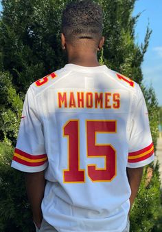 Patrick Mahomes Nike Kansas City Chiefs White Road Game Football Jersey - 17320242 Collegiate Jersey With Letter Print For Football Season, Varsity Jersey With Team Name For Sports, Varsity Sports Jersey With Team Name, White Letter Print Jersey For Game Day, White Sportswear Jersey With Letter Print, White Letter Print Sportswear Jersey, White Team Name Jersey For Fans, Fan Apparel White Jersey With Letter Print, White Jersey With Letter Print For Fans