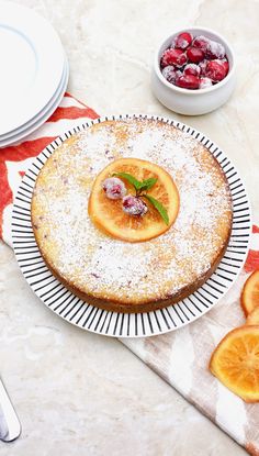 Cranberry Orange Ricotta Cake Orange Flavored Cake, Orange Ricotta Cake, Orange Flavoured Cake, Orange Ricotta, Ricotta Cake Recipes, Fresh Squeezed Orange Juice, Ricotta Cheese Recipes, Cannoli Recipe, Squeezed Orange Juice