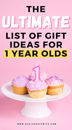 Gift Ideas for One Year Old Ideas For One Year Olds, List Of Gift Ideas, Good Birthday Presents