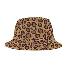 First, it protected fishermen from rain in the 1900s. Now, the personalized bucket hat is making its way to the very top of fashion picks for all ages. Choose the seam lines, add your zaniest designs and patterns on the bucket hat and make a modern wardrobe staple come to life.  .: Material: 100% polyester .: Available in 2 sizes .: Two stitching color options to pick from .: Sewn-in label .: Made in USA Casual Adjustable Leopard Print Hat, Vintage Brown Bucket Hat One Size, Summer Adjustable Leopard Print Hats, Summer Leopard Print Hats With Adjustable Fit, Summer Leopard Print Adjustable Hat, Casual Leopard Print Summer Hat, Vintage Brown Bucket Hat, Adjustable Leopard Print Hat With Curved Brim, Adjustable Brimmed Hat In Leopard Print