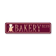 a sign that says bakery blvd on it