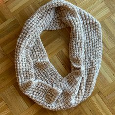 Super Cozy And Never Worn!!!! Cream Circle Scarf Knit Circle, Circle Scarf, Chunky Knit, Scarf Wrap, Scarf Accessory, Women Accessories, Cream, Knitting, Women Shopping