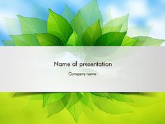 a green leaf powerpoint presentation is displayed on a white board with blue sky in the background