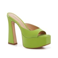 Schutz-Andrina Platform Sandal Elevate a night out look with the Andrina sandal from Schutz. This sharp, disco diva-inspired pair sports a chunky platform and heel that take your style to new heights.