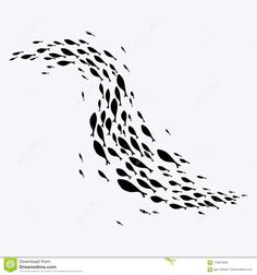 a flock of fish swimming in the ocean on a white background stock photo and royalty