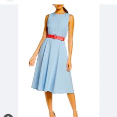 Vince Camuto Dress, Blue Fits, Fit And Flare Dress, Beautiful Dress, Vince Camuto, Flare Dress, Fit And Flare, Sky Blue, Beautiful Dresses