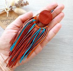 Handmade Brown Tassel Earrings, Brown Fringe Tassel Earrings As Gift, Brown Fringe Tassel Earrings For Gift, Brown Fringed Tassel Earrings Gift, Jewelry Western, Western Brown, Long Dangle Earrings, Dark Gold, Etsy Earrings Dangle