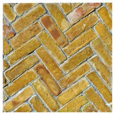 an image of a brick pattern that looks like it is made out of yellow bricks