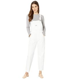 Levi's® Premium Vintage Overall Jumpsuit Outfit Casual, Dresses 50s, Jumpsuit White, Vintage Dresses 50s, Jumpsuit Outfit, White Jumpsuit, Denim Overalls, Outfit Casual, White Denim