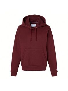 9 oz./yd2, 50/50 cotton/air-jet polyester. Relaxed fit. Dyed-to-match jersey lined hood and drawcord. Pouch pocket. 2x1 ribbed with spandex cuffs and waistband.  "C" patch on left cuff. Woven labelWomen's Powerblend Hooded Sweatshirt (Maroon) Redwood   Long Sleeve Fabric Plain  Non-Stretch All Women Activewear, size features are:Bust: ,Length: ,Sleeve Length: Sporty Hooded Sweats With Ribbed Cuffs, Comfy Cotton Hoodie With Adjustable Hood, Hooded Cotton Sweats With Comfortable Fit, Cotton Hooded Sweats With Cozy Fit, Cotton Hooded Sweats In Cozy Fit, Comfy Cotton Hooded Hoodie, Cozy Fit Hooded Cotton Sweats, Comfy Cotton Sweats With Double-lined Hood, Sports Hoodie With Ribbed Cuffs For Fall