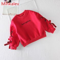 Mihkalev 2017 Autumn Winter Sweatshirts Kids Thicken Clothes Red Color Baby Girls Hoodies Shipping from the US. Easy 30 day return policy, 100% cotton, Double-needle neck, sleeves and hem; Roomy Unisex Fit. Girls Hoodies, Baby Sewing Patterns, China Girl, Spring Baby, Winter Sweatshirt, Sweatshirts Online, Hoodie Girl, Baby Sewing, Makeup Hair