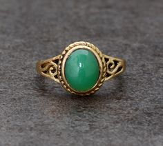 SIZE :- All Size Are Available. US1 TO US16, If Your Size Not Listed Feel Free to Contact us METAL :- Brass STONE;- Chrysoprase Ring can be customized on request and gemstone can be made to any gemstone you want. Same Design Ring Are Upload With Any Gemstone. Please Visit Our Shop to View Complete Collection. If You Need Faster Shipping, Please Contact us Please Make Sure to Include The Correct Address During Before Order. You Can return Item within 30 Days After Successful Delivery. We Offer 10 Bohemian Green Rings For Anniversary, Bohemian Green Wedding Rings, Handmade Bohemian Emerald Open Ring, Bohemian Handmade Open Emerald Ring, Bohemian Green Toe Rings, Bohemian Emerald Promise Ring, Handmade Oval Emerald Bohemian Ring, Handmade Bohemian Oval Emerald Ring, Bohemian Oval Emerald Anniversary Ring