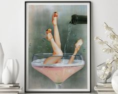 "Funky Female Champagne Poster, Retro Vintage Print, Trendy Wall Art, Vintage Bar Poster, Girly Cocktail Print, Dorm Room Decor FOR DIGITAL DOWNLOAD FILE: https://www.etsy.com/no-en/listing/1466435673/optional-listingspecial-request-as-a ABOUT READY-TO-HANG PREMIUM OAK FRAMES Ready-to-hang premium wooden framed posters showcase meticulous craftsmanship. Milled from responsibly sourced oak, our natural frames have a classic appeal, while our black and white frames, hewn from ash, offer a contempo Champagne Poster, Bar Poster, Vintage Bar, Poster Retro, Dorm Room Decor, Martini, Dorm Room, Retro Vintage, Champagne