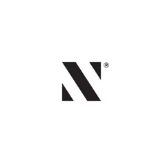 a black and white logo with the letter k