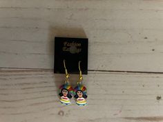 Cute Pair of Mexican Earrings Cute Mexican Dolls Other designs in other listings as shown in last picture Mexican Dolls, Jewelry Mexican, Mexican Doll, Mexican Earrings, Mexican Jewelry, Mexican Girl, Earrings Cute, Girls Earrings, Safety Pin