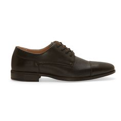 Impeccably constructed and minimally detailed, J. Ferrar's men's oxford shoes are perfect to wear with every kind of suit. This classic lace-up pair is made from smooth and textured faux leather and features a memory foam insole and a sturdy flat stacked heel for comfort and stability.Features: Memory FoamClosure Type: Lace-UpFootwear Technology: Memory Foam InsoleShoe Heel Height: 1 1/4 InchesUpper/Outer Base Material: 100% PolyuretheneShoe Lining Material: Polyester, PolyurethaneSole Material Business Oxfords With Perforated Plain Toe, Business Oxfords With Perforated Toe Box, Business Oxford Lace-up Shoes With Textured Sole, Business Lace-up Shoes With Textured Sole In Oxford Fabric, Business Casual Dress Shoes With Perforated Toe Box, Masculine Formal Oxfords With Textured Sole, Formal Oxfords With Textured Sole, Masculine Lace-up Oxfords For Formal Occasions, Workwear Dress Shoes With Perforated Toe Box